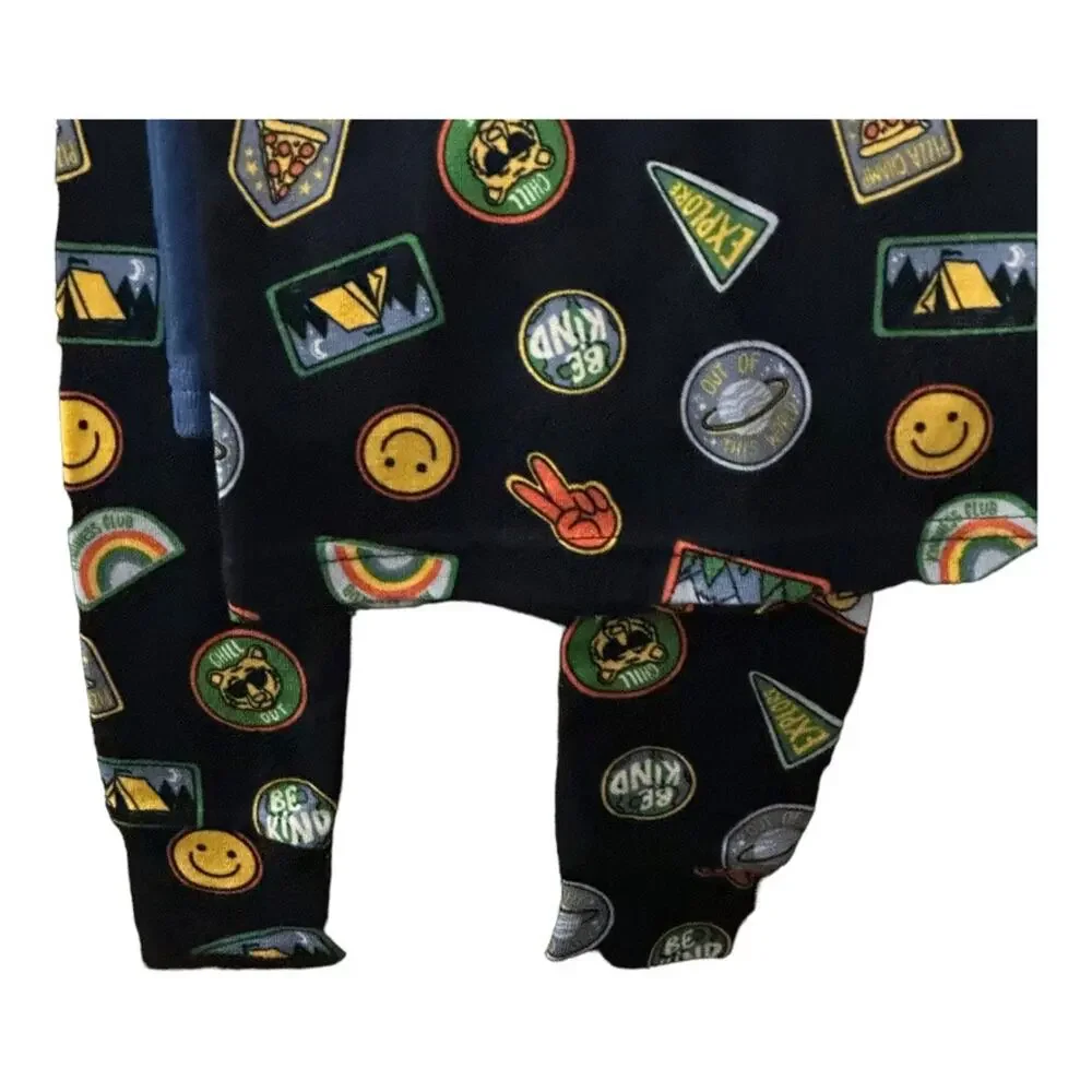 Old Navy 3-Piece Graphic Adventure Is Calling Pajama Set Blue 18-24 Months New